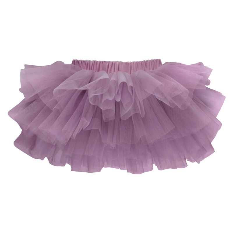 Tutu bloomers dusty violet - 0-6 měsíců