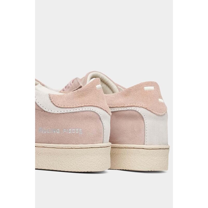 Semišové sneakers boty Filling Pieces Frame Suede růžová barva, 71722791898