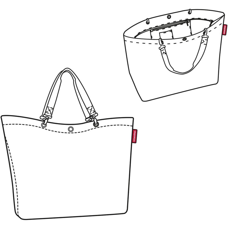 Nákupní taška Reisenthel Shopper XL Twist pink