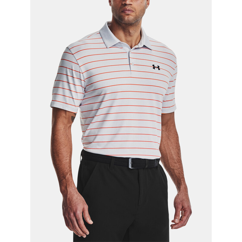 Under Armour Tričko UA Playoff 3.0 Stripe Polo-GRY - Pánské