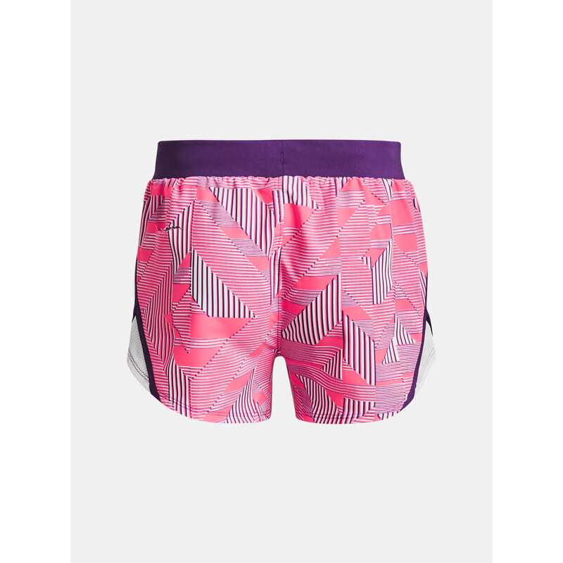 Under Armour Kraťasy UA Fly By Printed Short -PNK - Holky