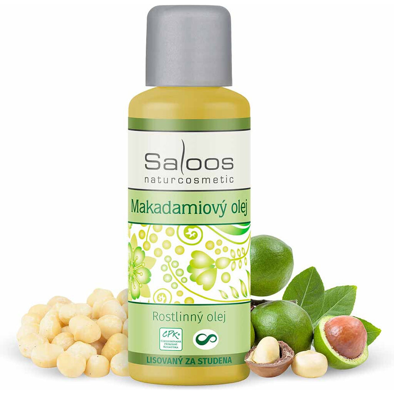 Saloos Makadamiový rostlinný olej lisovaný za studena