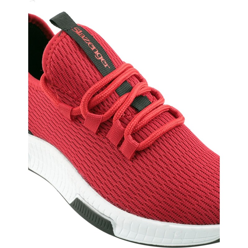 Slazenger Agenda Sneaker Mens Shoes Red / Black