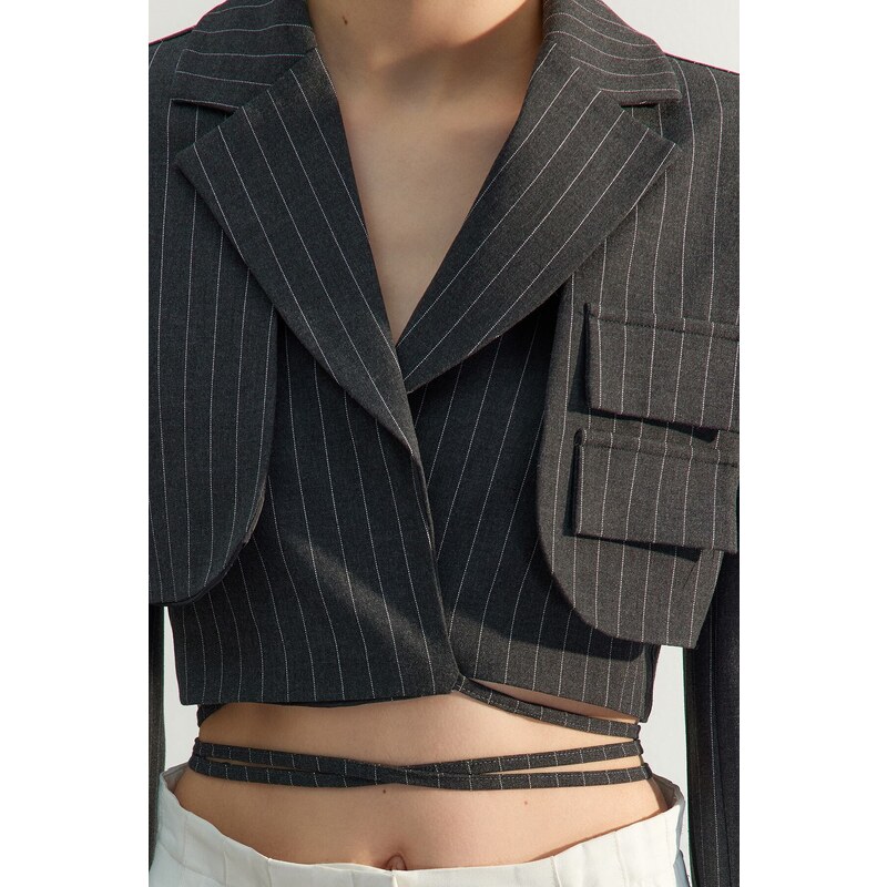 Women's blazer Trendyol Striped