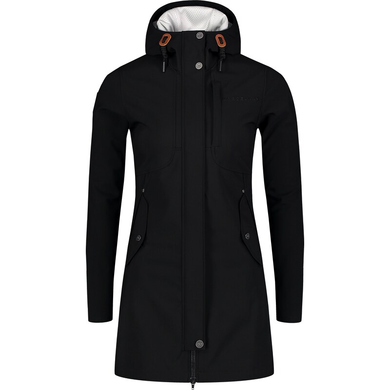 Nordblanc Černý dámský jarní softshellový kabát FITTED