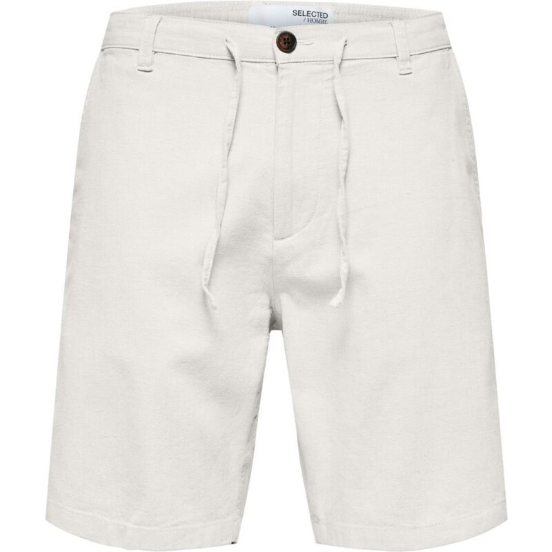 SELECTED Kalhoty Brody offwhite