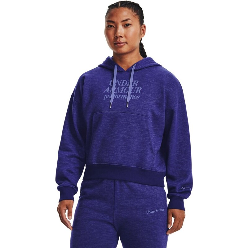 Dámská bavlněná mMikina Under Armour Essential Script Hoodie