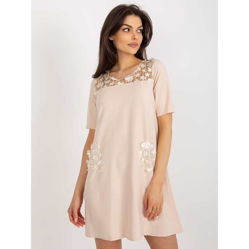 LAKERTA Dress-LK-SK-506735.82-beige 107005002