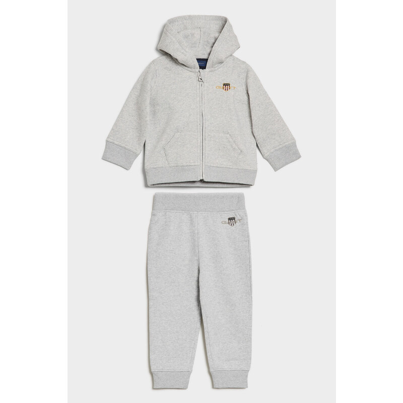 MIKINA GANT HOODIE WITH PANTS šedá 80