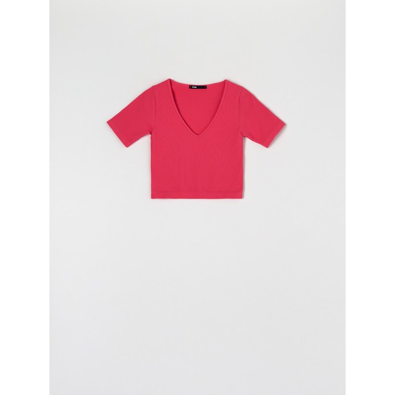 Sinsay - Tričko - sytě růžová