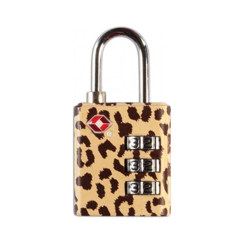 Worldpack Fabrizio TSA zámek - leopard béžový 80721894