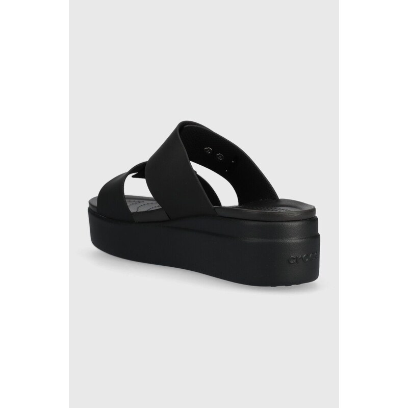 Pantofle Crocs Brooklyn Low Wedge Sandal