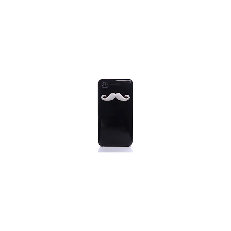 WWX Women's Black Beard Cell phone Case For Iphone4/4S WWX0014