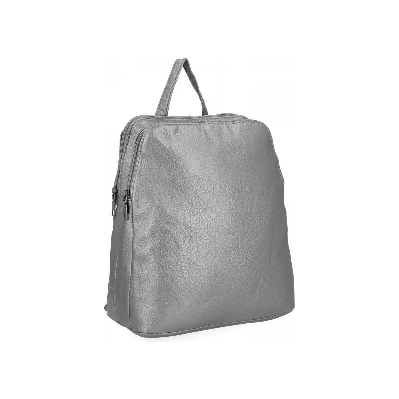 Dámská kabelka batůžek Hernan stříbrná HB0389
