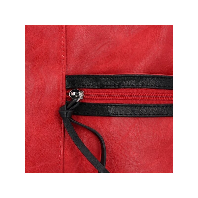 Dámská kabelka batůžek Hernan červená HB0195