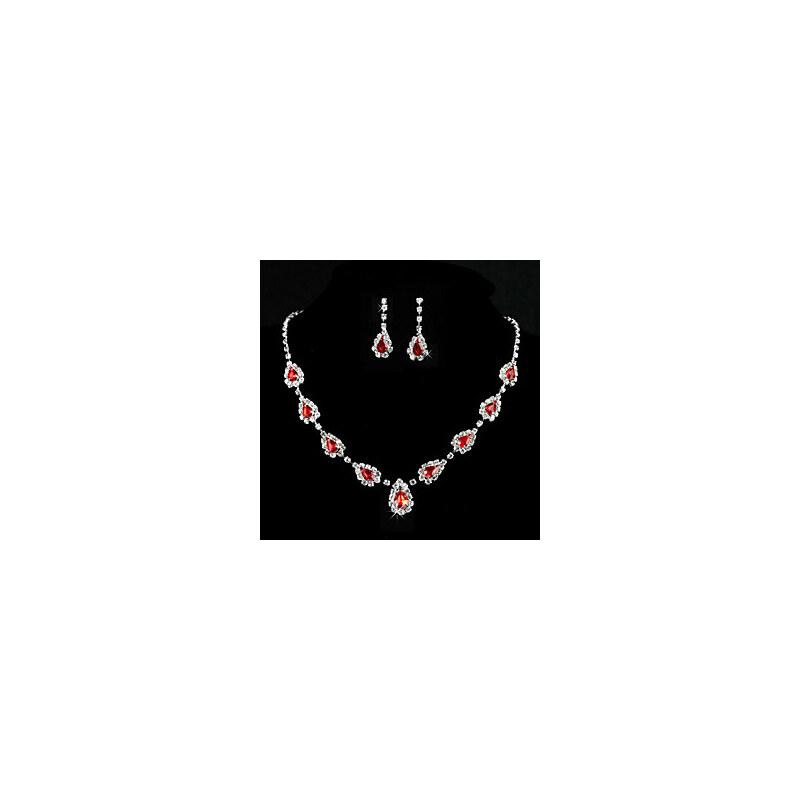 LightInTheBox Elegant Alloy With Rhinestone Women's Jewelry Set Including Necklace, Earrings
