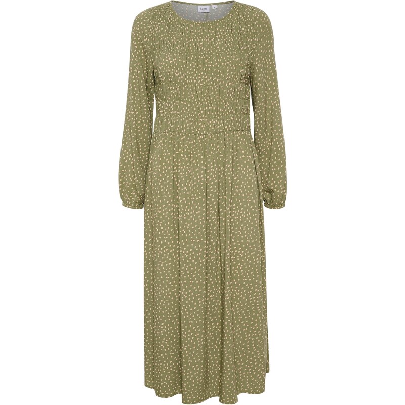 SAINT TROPEZ Šaty Gisla starobéžová / khaki 98147628