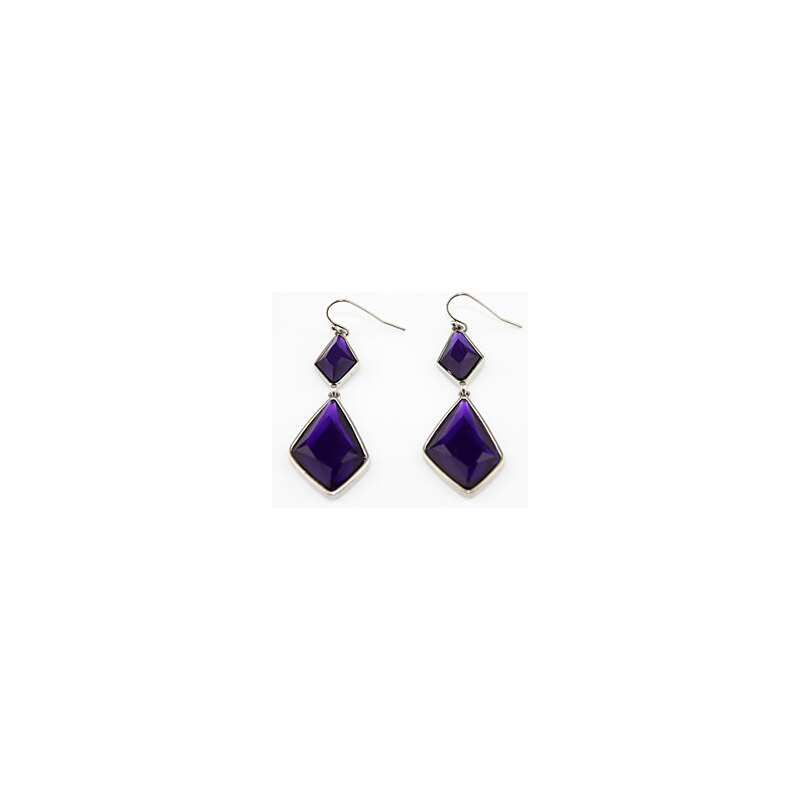 LightInTheBox Elegant Alloy With Purple Rhinestone Earrings