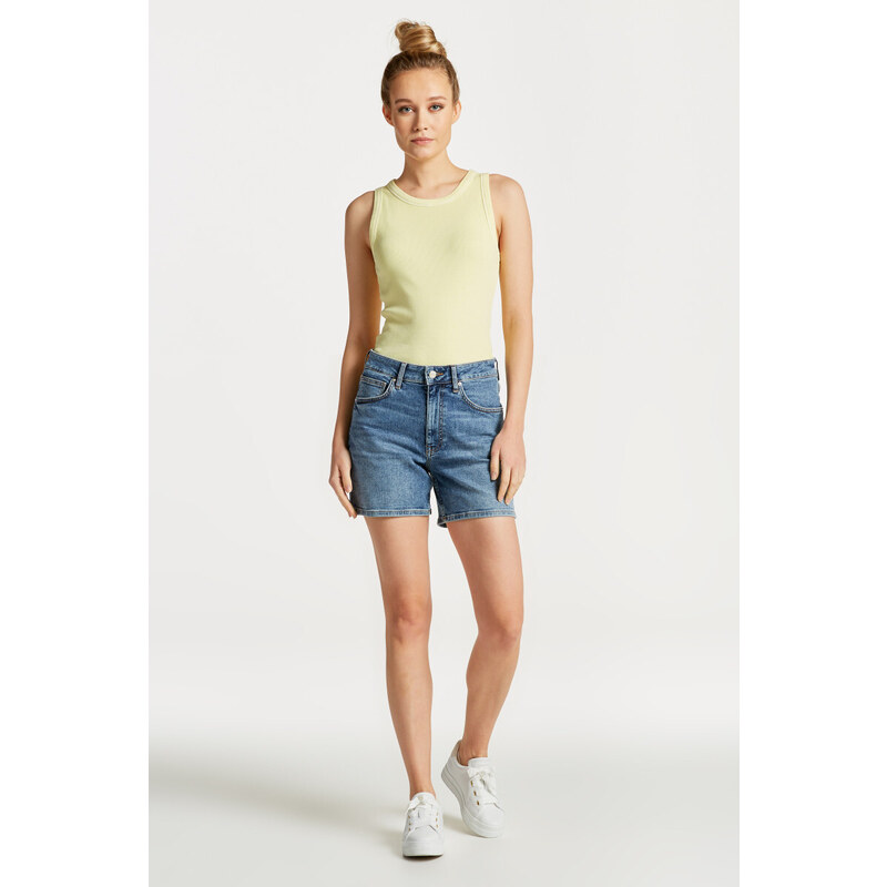 TOP GANT SUNFADED HIGH NECK RIB TANK TOP žlutá L