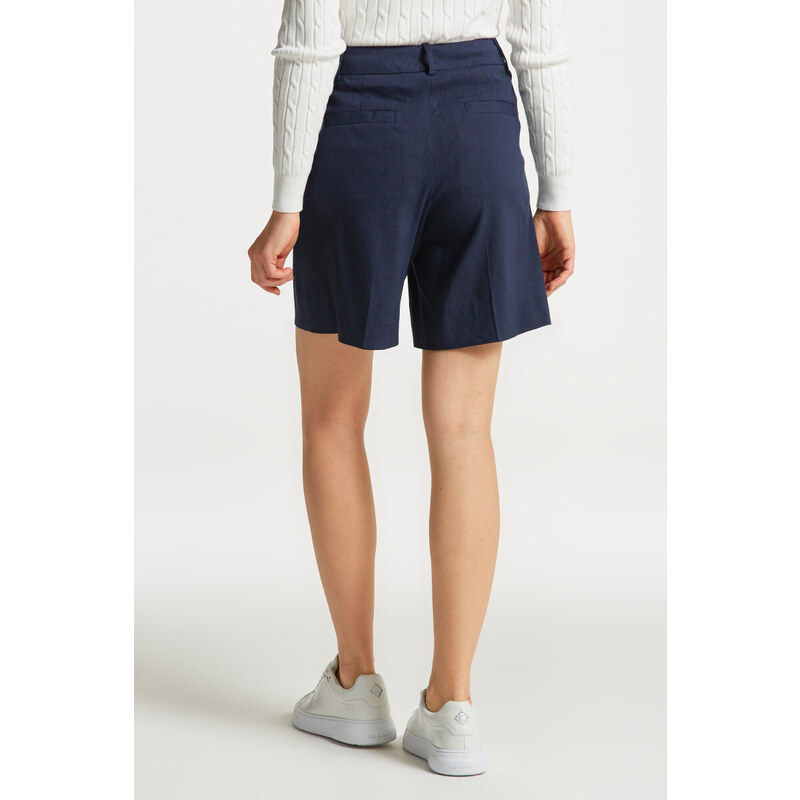 ŠORTKY GANT STRETCH LINEN SHORTS modrá 34