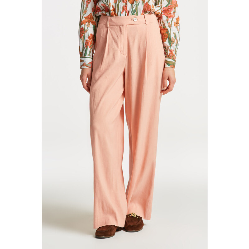 KALHOTY GANT WIDE STRETCH LINEN PANT oranžová 38