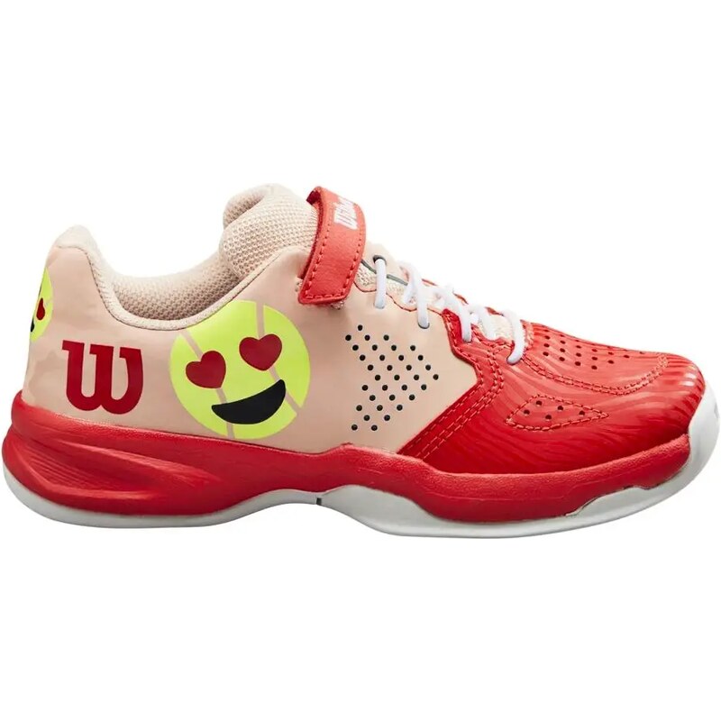 Dětská tenisová obuv Wilson Kaos Emo Red Tropical EUR 32 2/3