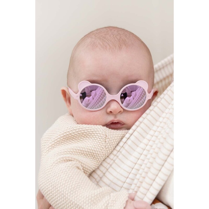Dětské sluneční brýle Ki ET LA Ourson růžová barva