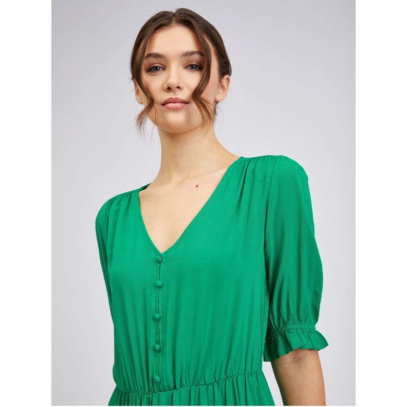 Orsay Zelené dámské šaty - Dámské