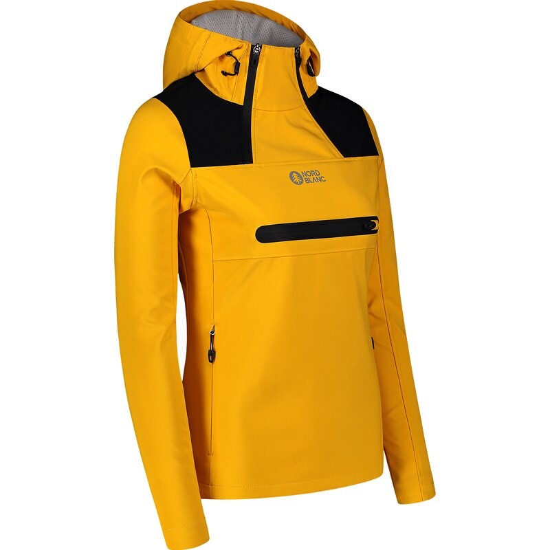 Nordblanc Žlutý dámský lehký softshellový anorak KANGAROO