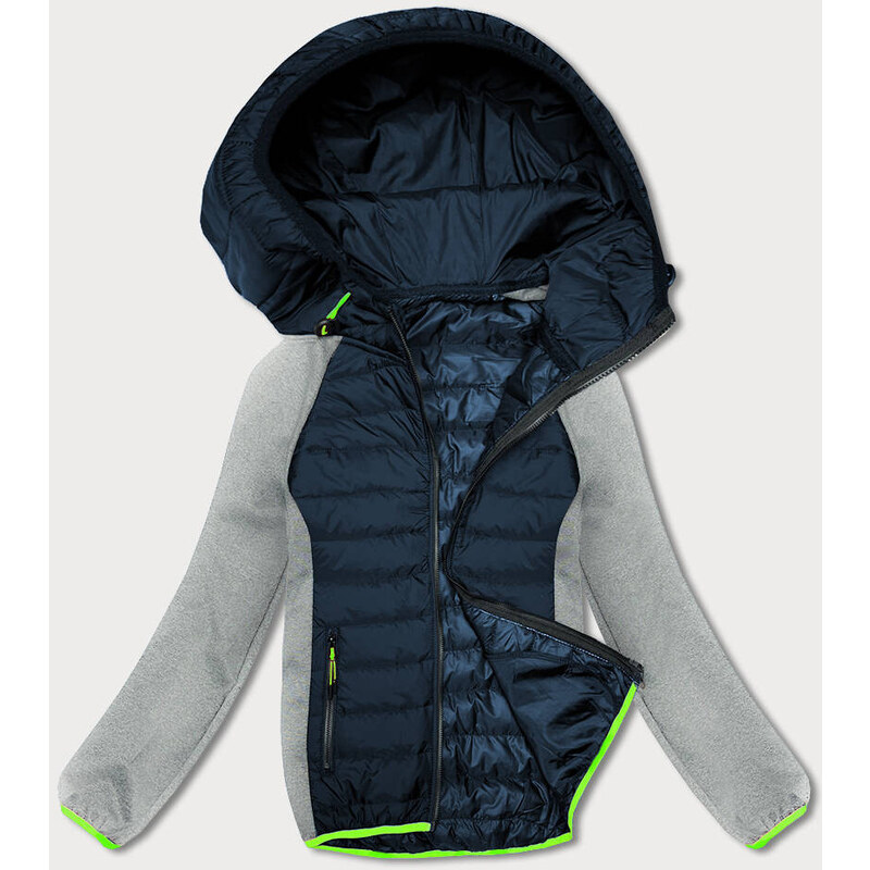 J.STYLE Dámská lehká sportovní bunda tmavě šedá (8M913-215) 80802113