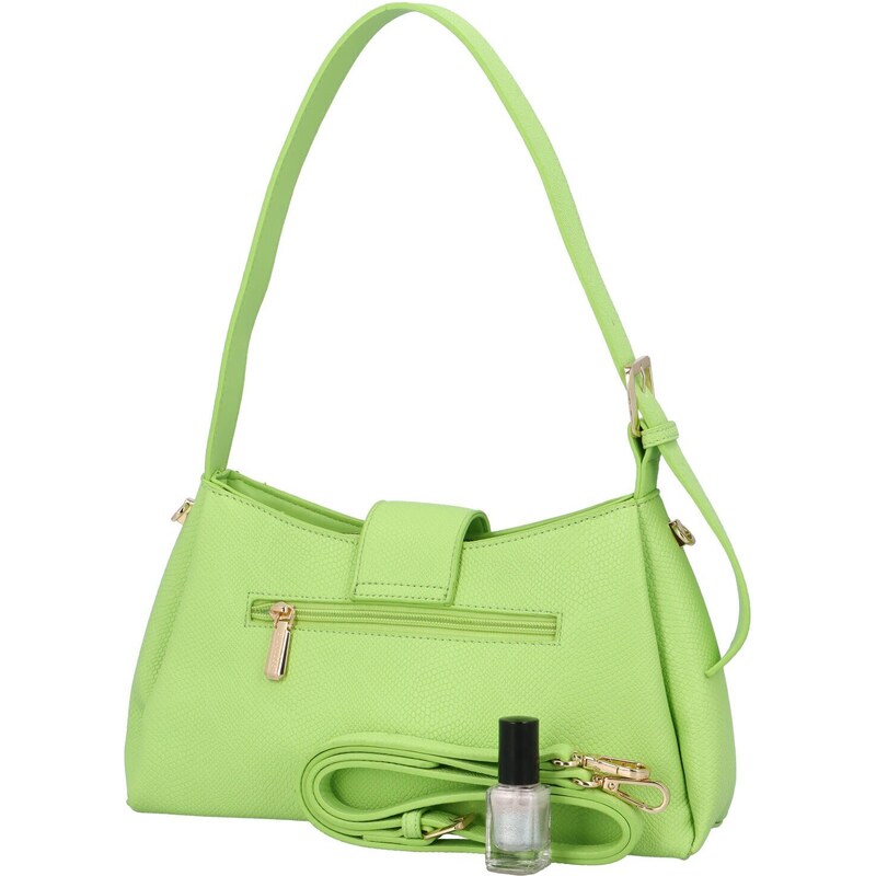 DIANA & CO Elegantní a stylová dámská koženková kabelka Roger, zelená