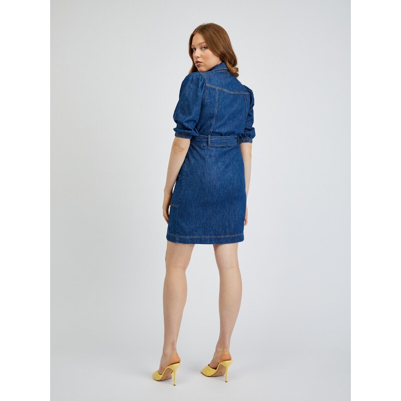 Orsay Tmavě modré dámské džínové šaty - Dámské