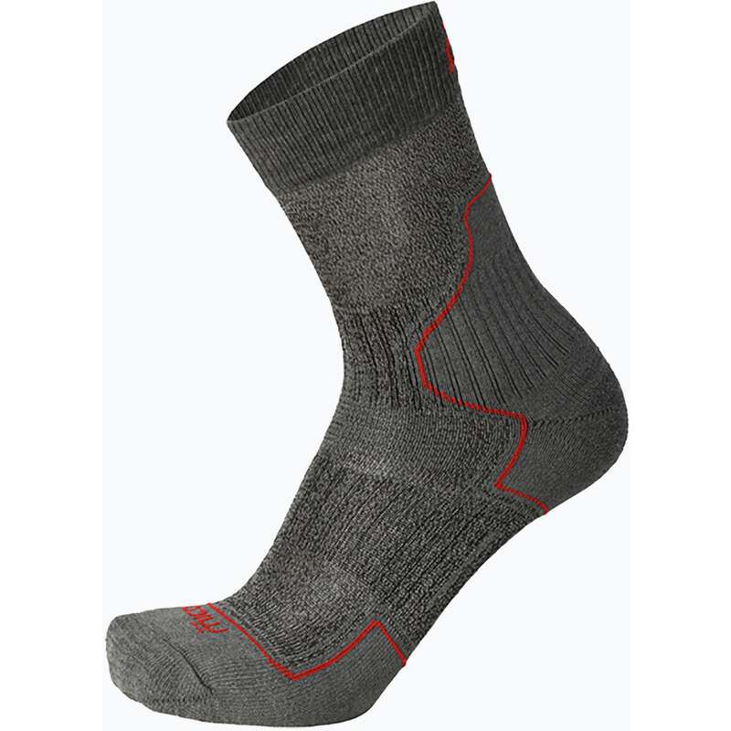 Trekingové ponožky Mico Light Weight Extra Dry Hike Crew šedá