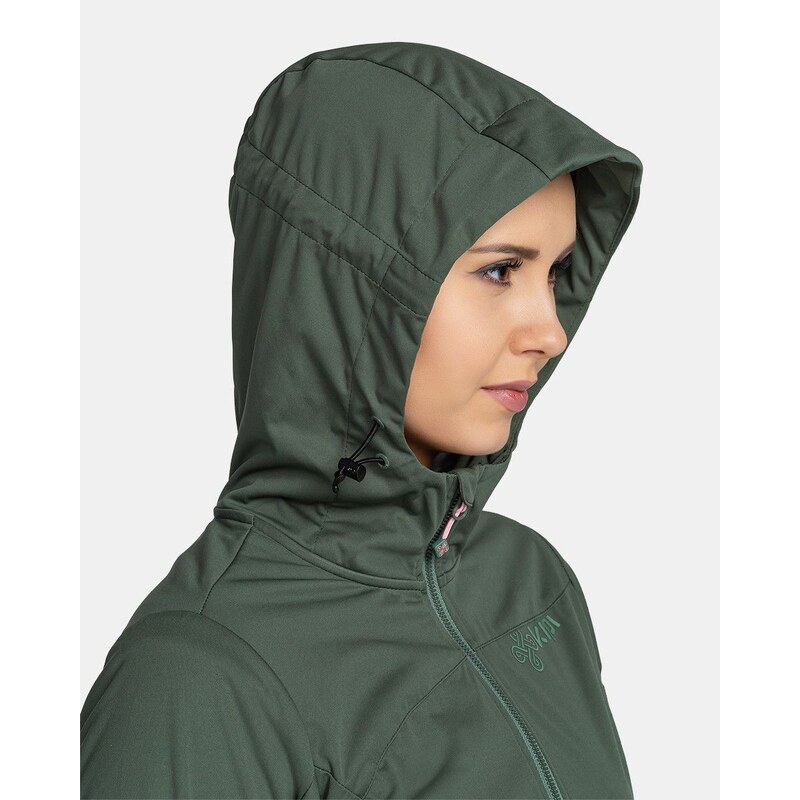 Dámská softshellová bunda Kilpi BELTRA-W tmavě zelená