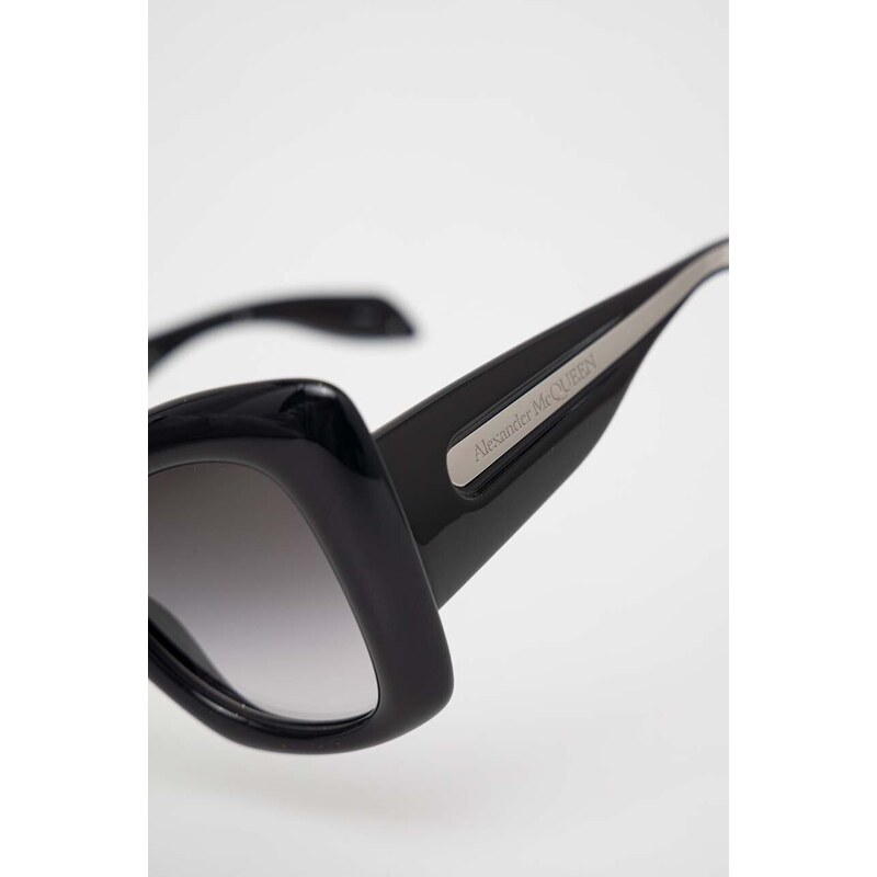 Sluneční brýle Alexander McQueen dámské, černá barva