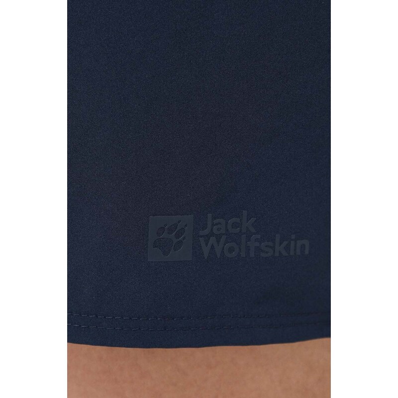 Sukně Jack Wolfskin SONORA tmavomodrá barva, mini, 1507951