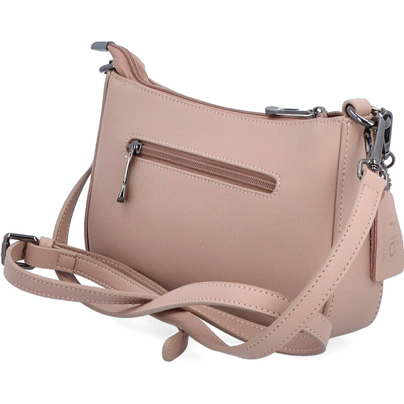 Kožená kabelka crossbody Noelia Bolger tělová NB 0073 N