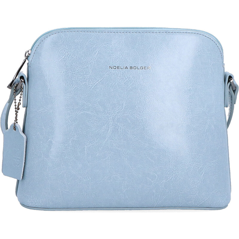 Kožená kabelka crossbody Noelia Bolger modrá NB 0078 SM