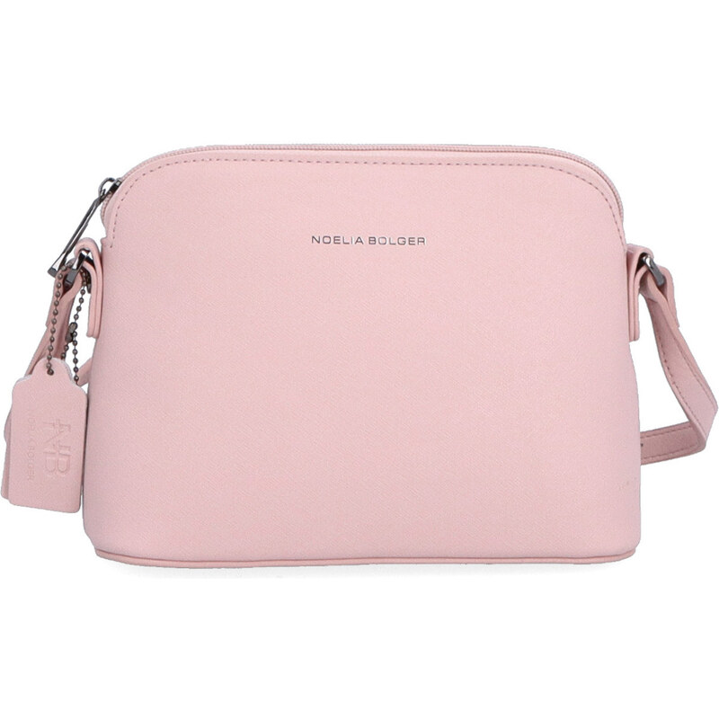 Kožená kabelka crossbody Noelia Bolger růžová NB 0070 R