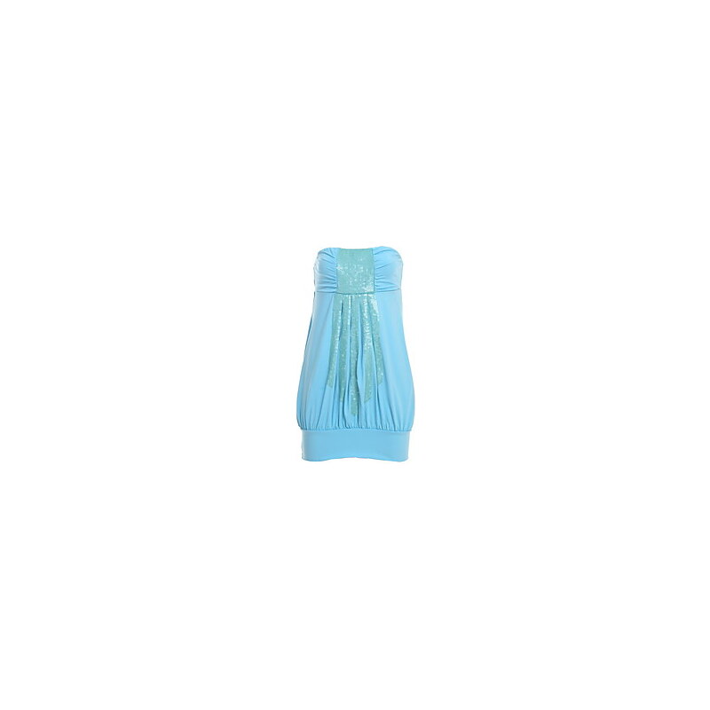 LightInTheBox Aifei Sexy Strapless Silk Mini Dress With Sequins(Light Blue, Golden, Black)