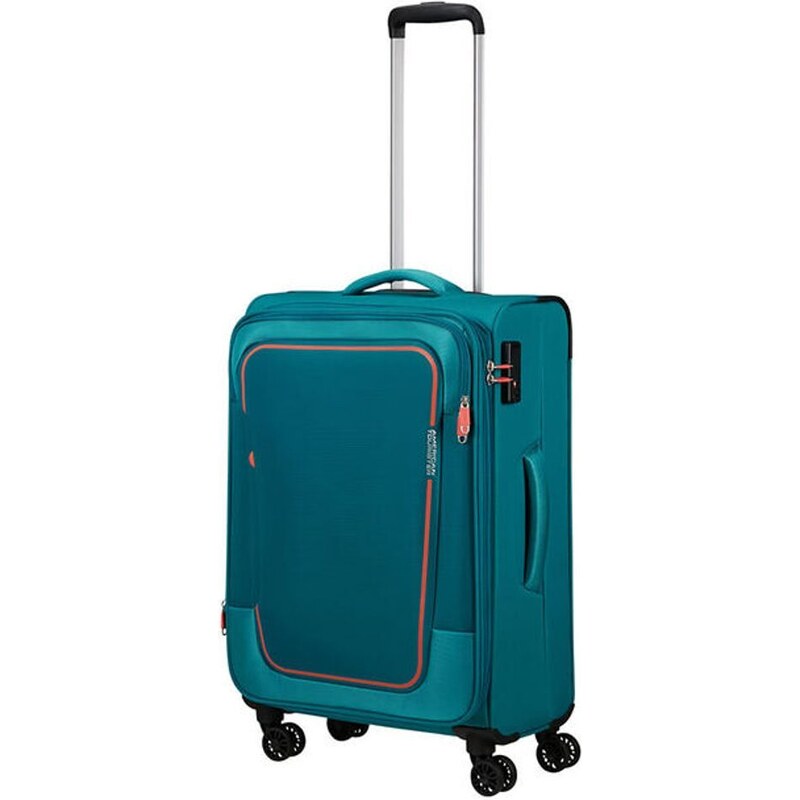 American Tourister Látkový cestovní kufr Pulsonic EXP M 64/74 l tmavě modrá