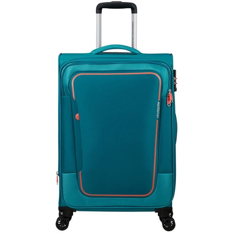 American Tourister Látkový cestovní kufr Pulsonic EXP M 64/74 l tmavě modrá