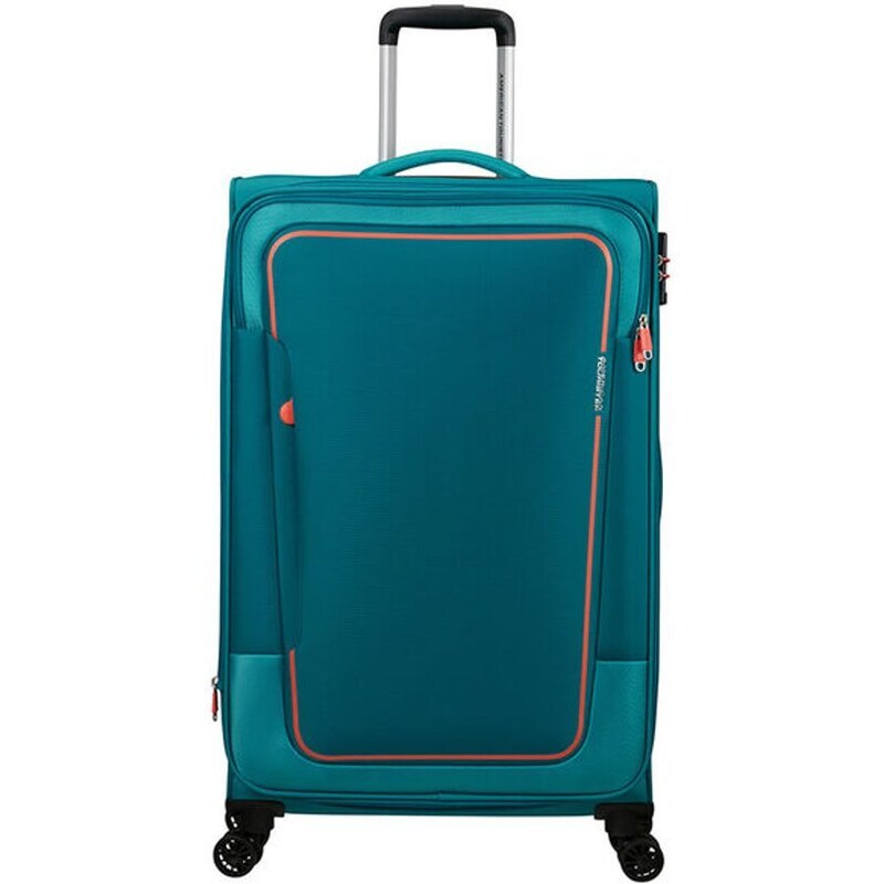 American Tourister Látkový cestovní kufr Pulsonic EXP XL 113/122 l fialová