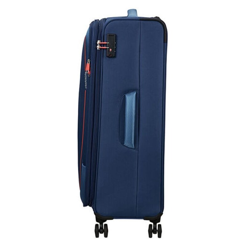 American Tourister Látkový cestovní kufr Pulsonic EXP XL 113/122 l fialová