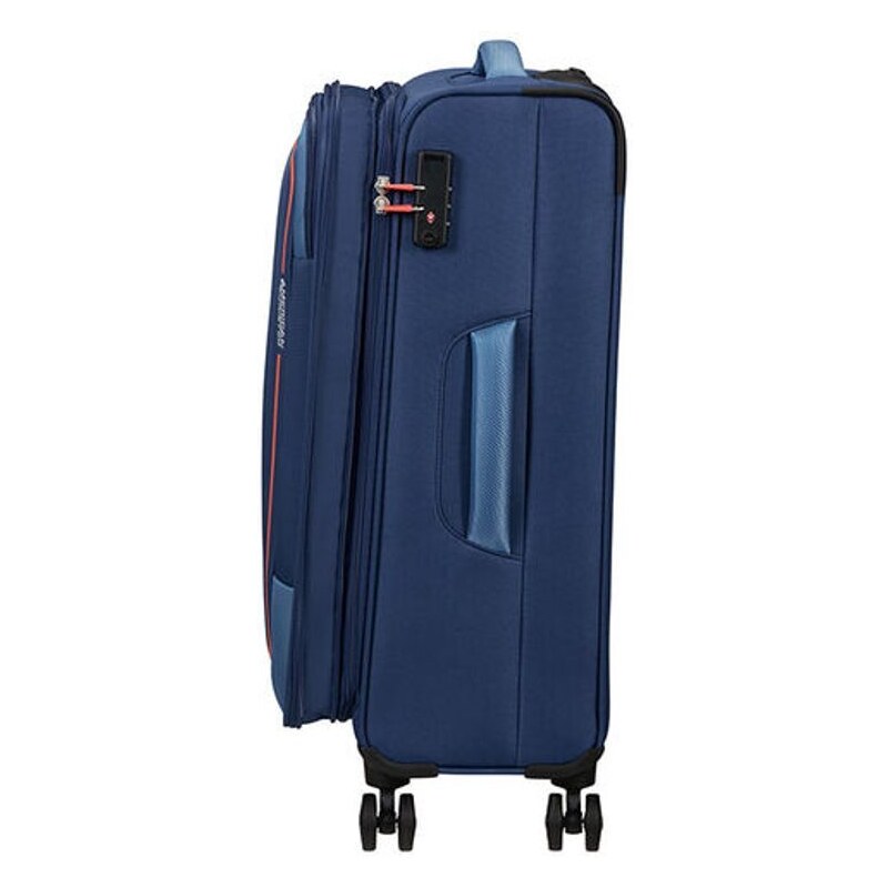 American Tourister Látkový cestovní kufr Pulsonic EXP M 64/74 l tmavě modrá