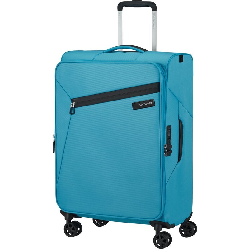 Samsonite Látkový cestovní kufr Litebeam EXP M 67/73 l tmavě modrá