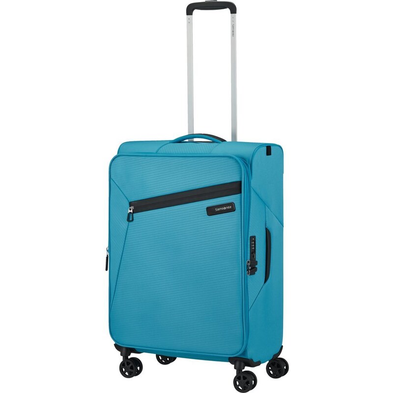 Samsonite Látkový cestovní kufr Litebeam EXP M 67/73 l tmavě modrá