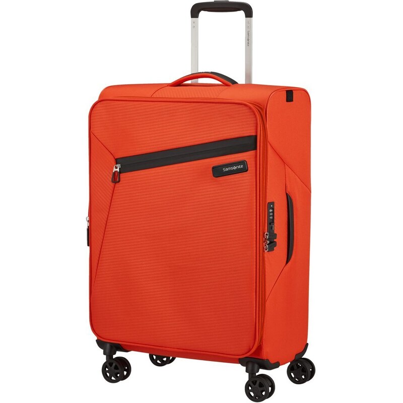 Samsonite Látkový cestovní kufr Litebeam EXP M 67/73 l tmavě modrá