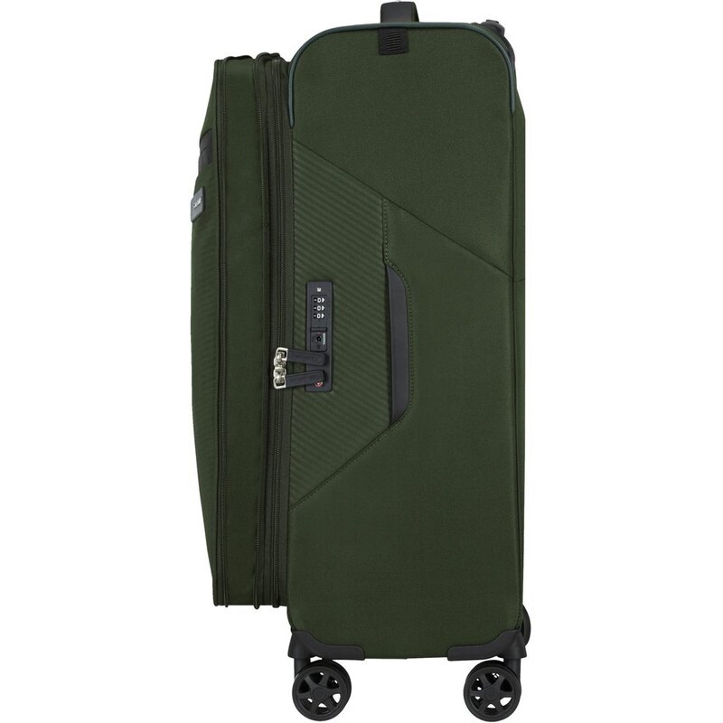 Samsonite Látkový cestovní kufr Litebeam EXP M 67/73 l tmavě modrá