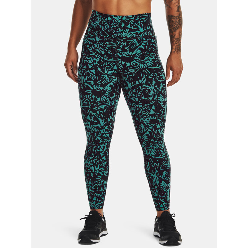 Under Armour Legíny Meridian Print Ankle Leg-BLK - Dámské